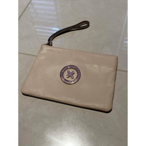 MIMCO Supernatural Medium Pouch Matte Nude Rose Gold XO - Picture 2 of 4